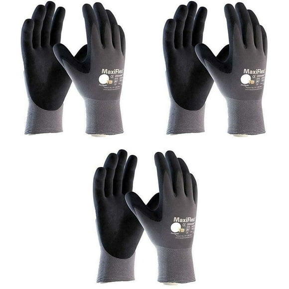 ATG 34874FY Maxiflex Ultimate Hi-Vis Seamless Nitrile Nylon and Lycra Gloves ATG 34874FY Maxiflex Ultimate Hi-Vis Seamless Nitrile Nylon and Lycra Gloves